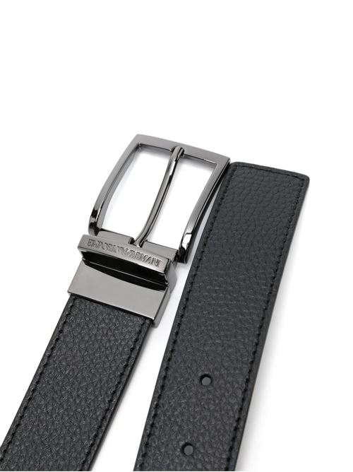 Cintura uomo Emporio Armani nera in pelle EMPORIO ARMANI | Y4S195YLO8J80740